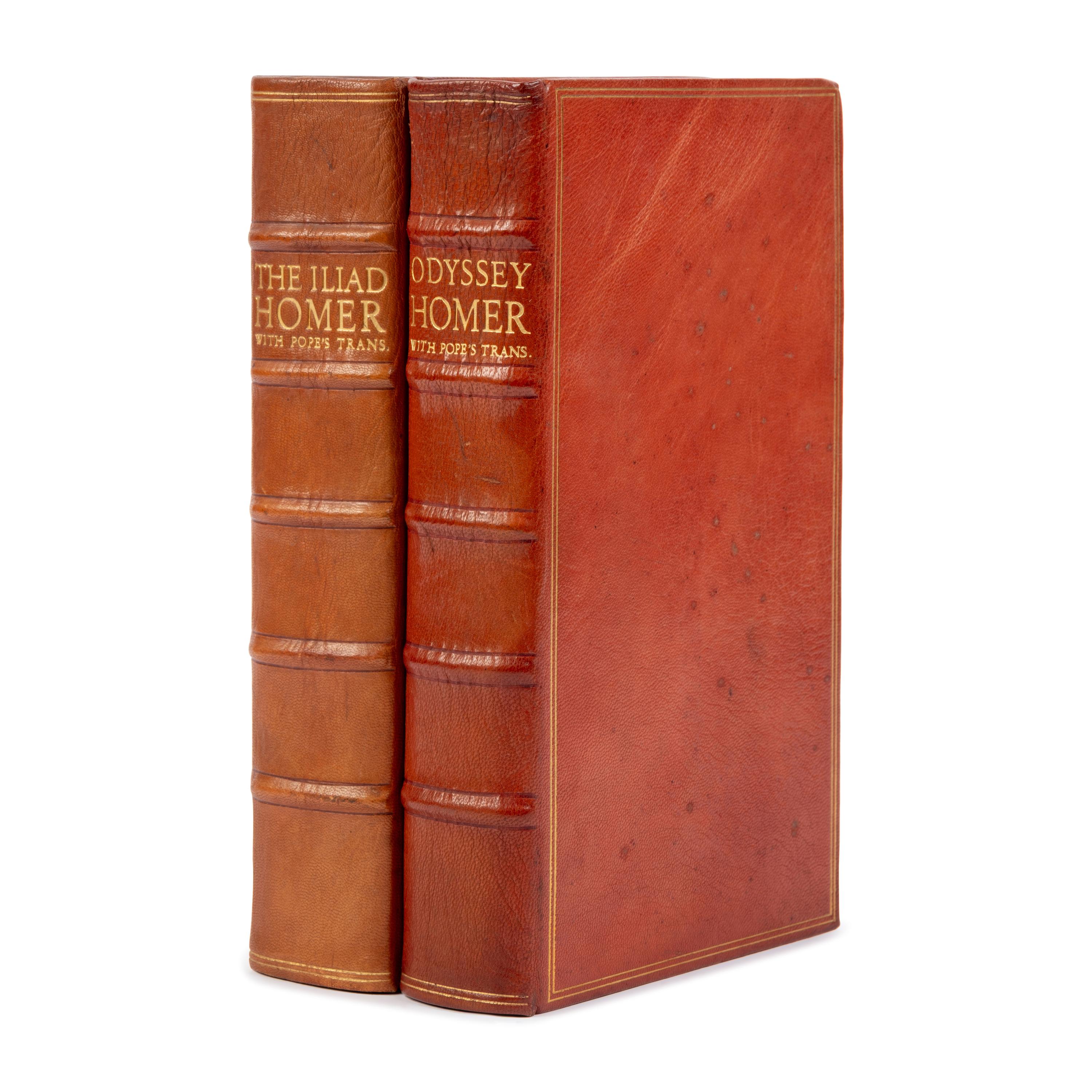 [Fine Press - Nonesuch Press]. Homer (ca 8th century BCE). The Iliad [and:] The Odyssey . Translated by Alexander Pope. Holland: Joh. Enschede en Zonen, Haarlem for The Nonesuch Press, 1931.