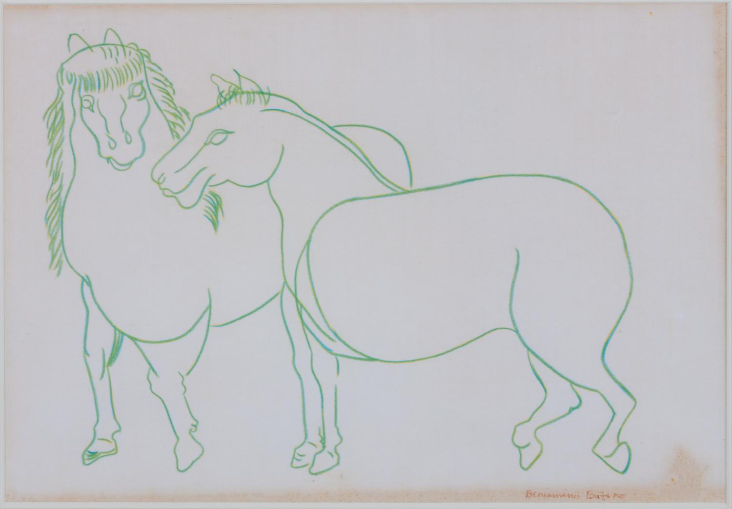 Beniamino Bufano, (Italian, 1898-1970), Horses