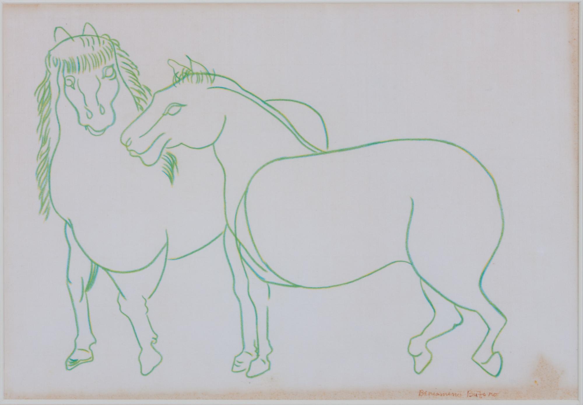 Beniamino Bufano, (Italian, 1898-1970), Horses