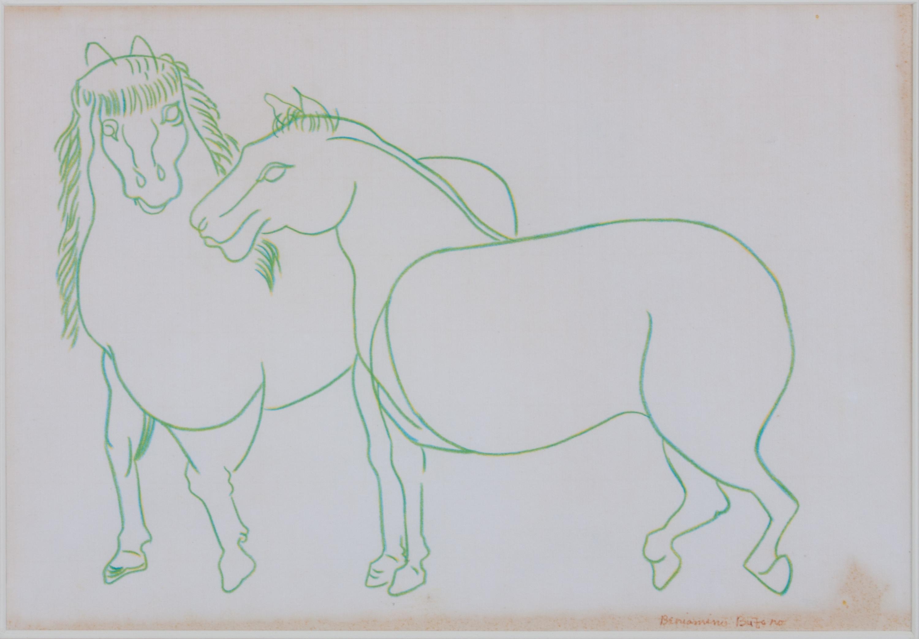 Beniamino Bufano, (Italian, 1898-1970), Horses