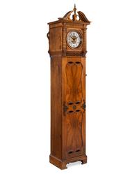 A Rare Libellion Book Playing Music Box with Clock
