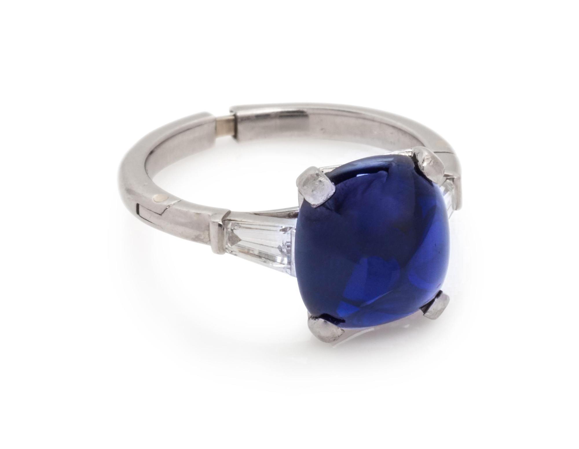 Sapphire and Diamond Ring
