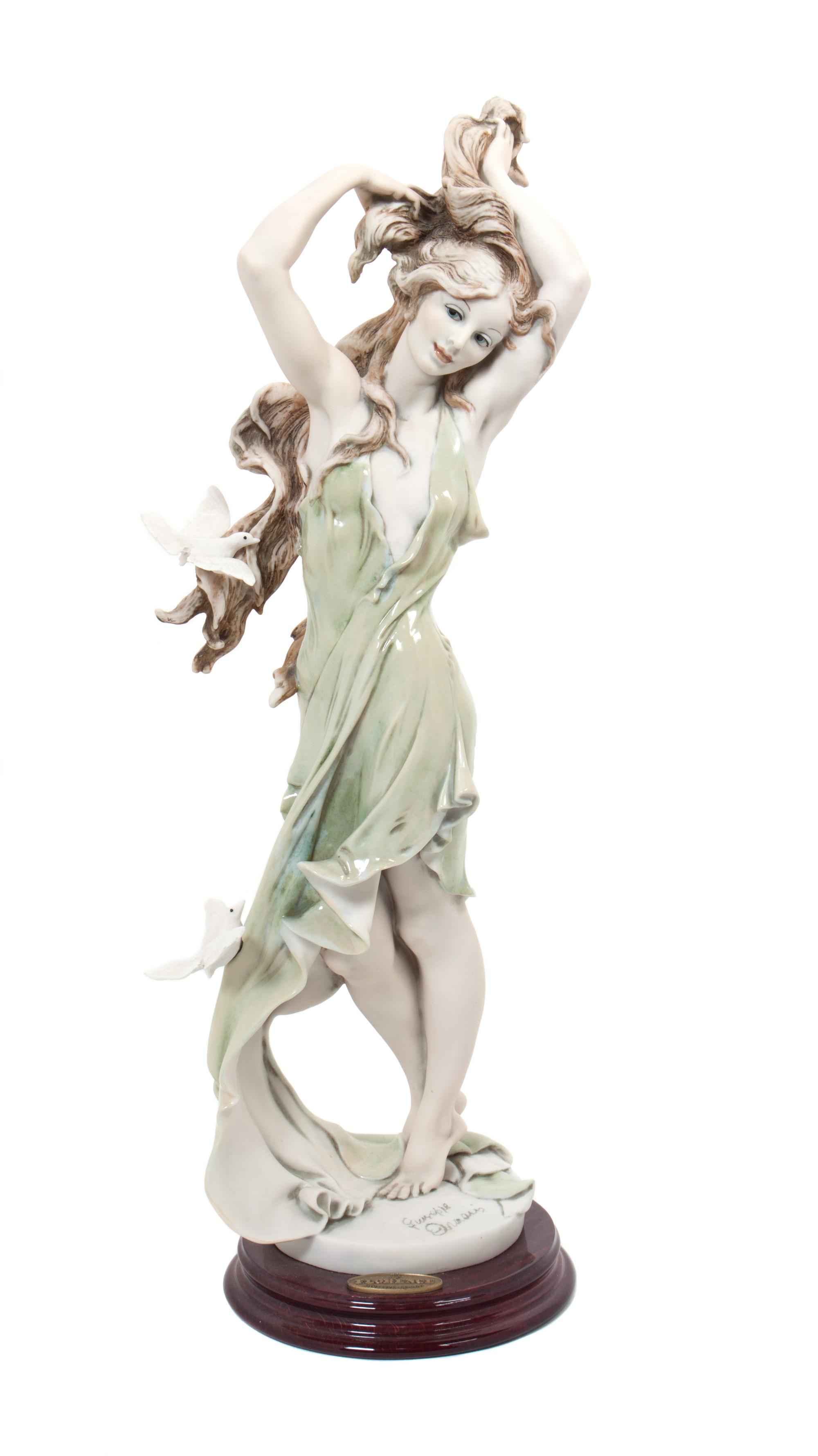 An Italian Ceramic Figure, Giuseppe Armani Height overall 16 inches. — SECOND HALF 20TH CENTURY