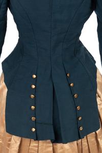 Women's Riding Bodice & Matching Hat, 1880s