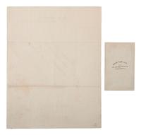 [CIVIL WAR]. Army of Northern Virginia letterhead and CDV signed by Major General Samuel W. Crawford, 3rd US Infantry.