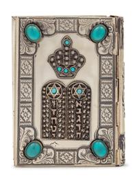 A Silver Bound Hebrew and English Prayer Book