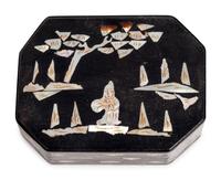 21 Chinese Lacquer and Wood Scholar's Objects