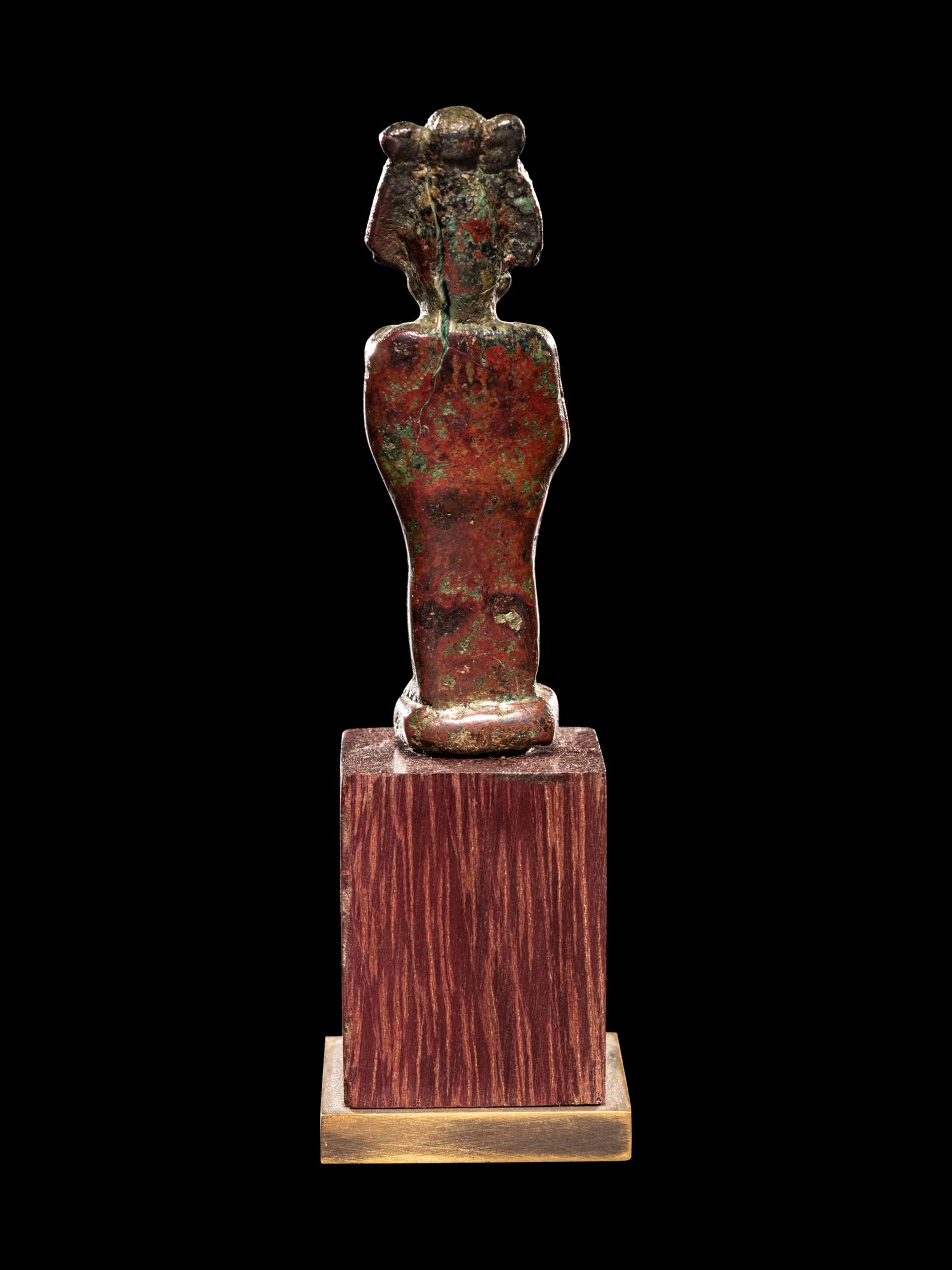 An Egyptian Bronze Osiris