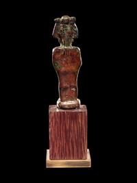 An Egyptian Bronze Osiris