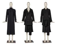Yohji Yamamoto Coat, Jacket, and Skirt with Comme des Garçons, 1980-2000s