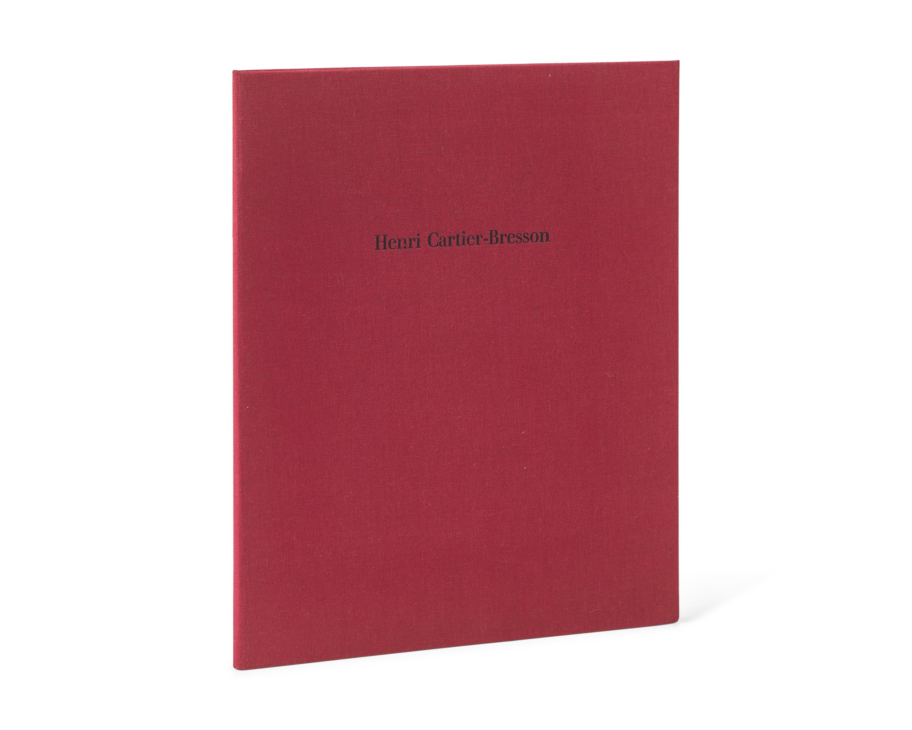 Cartier-Bresson, Henri (1908-2004), photographer. -- Baudelaire, Charles (1821-1867). Portfolio for Three Poems from Les Fleurs du Mal. New York: The Limited Editions Club, 1997.