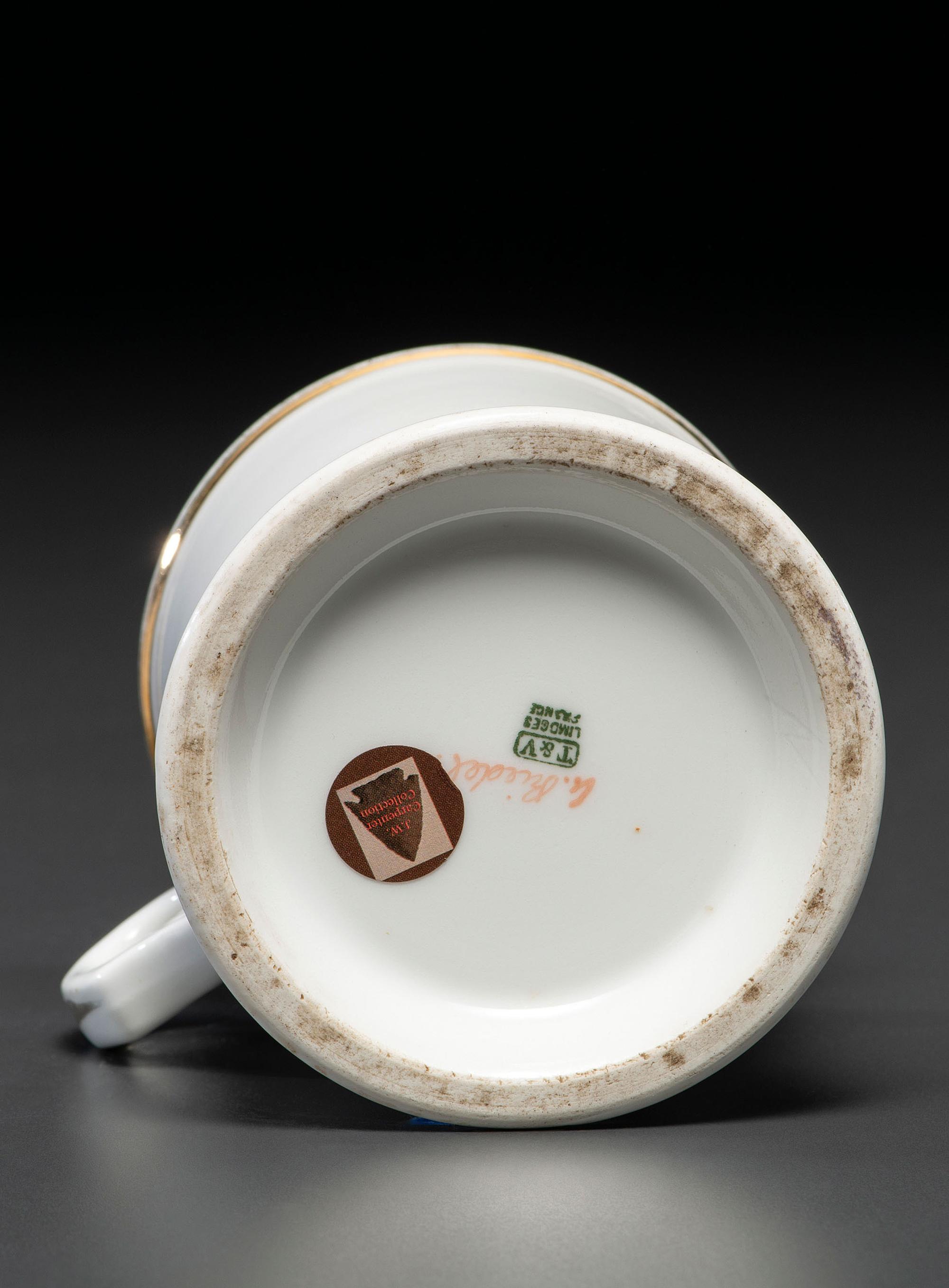 A Plumber's Porcelain Occupational Shaving Mug