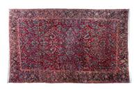 A Heriz Wool Rug 10 feet 4 inches x 17 feet.