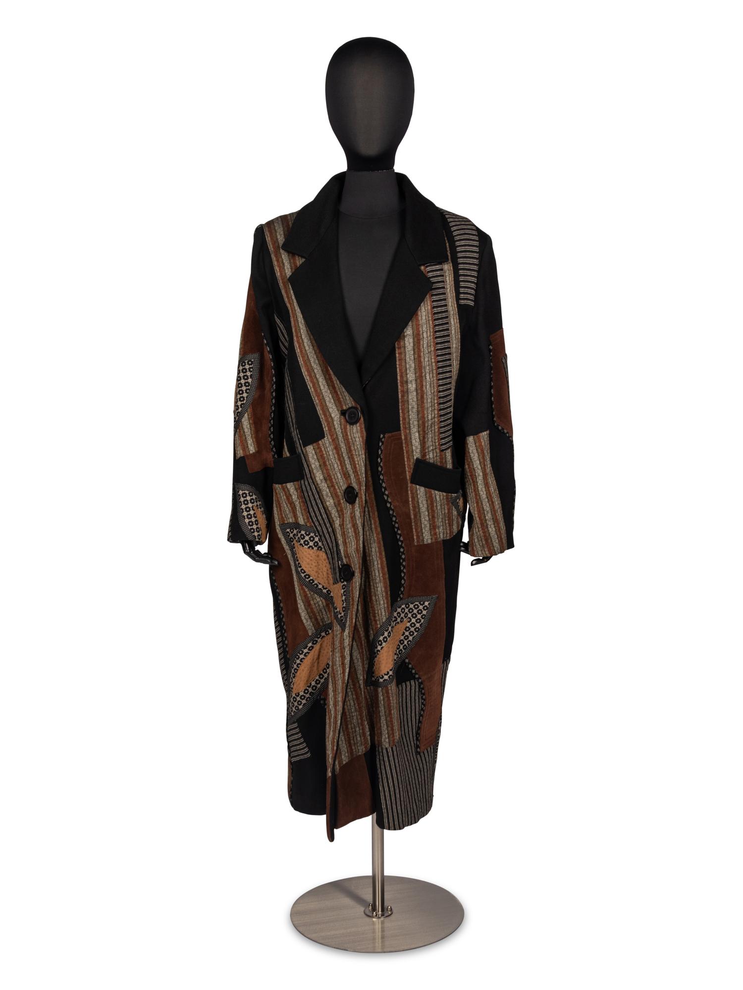 Koos Van Den Akker Collaged Coat
