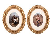 Two German Porcelain Plaques