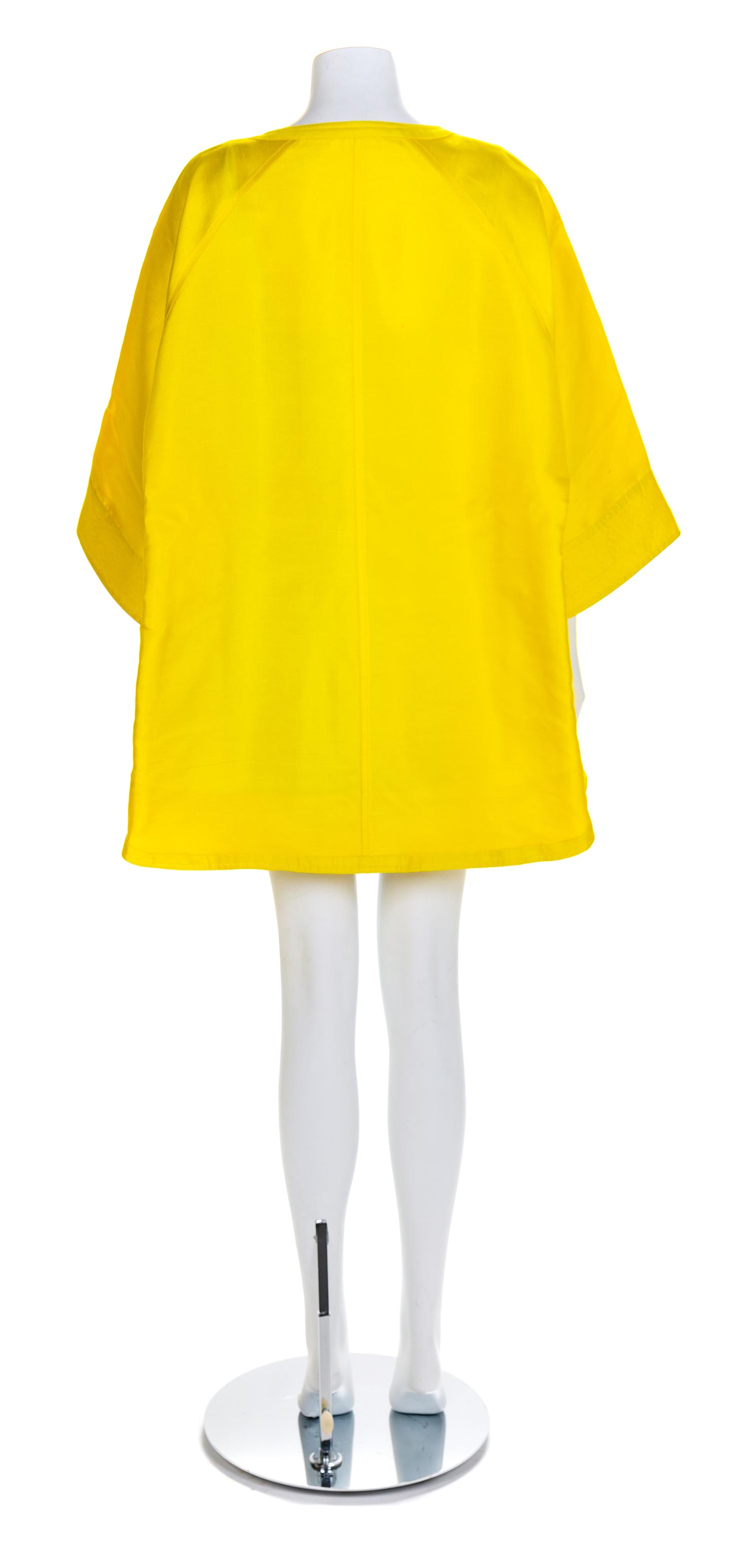 Atelier Versace Yellow Jacket with Shift Dress, 1990s No size label