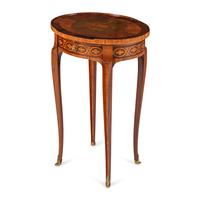 A Louis XVI Style Kingwood and Marquetry Writing Table