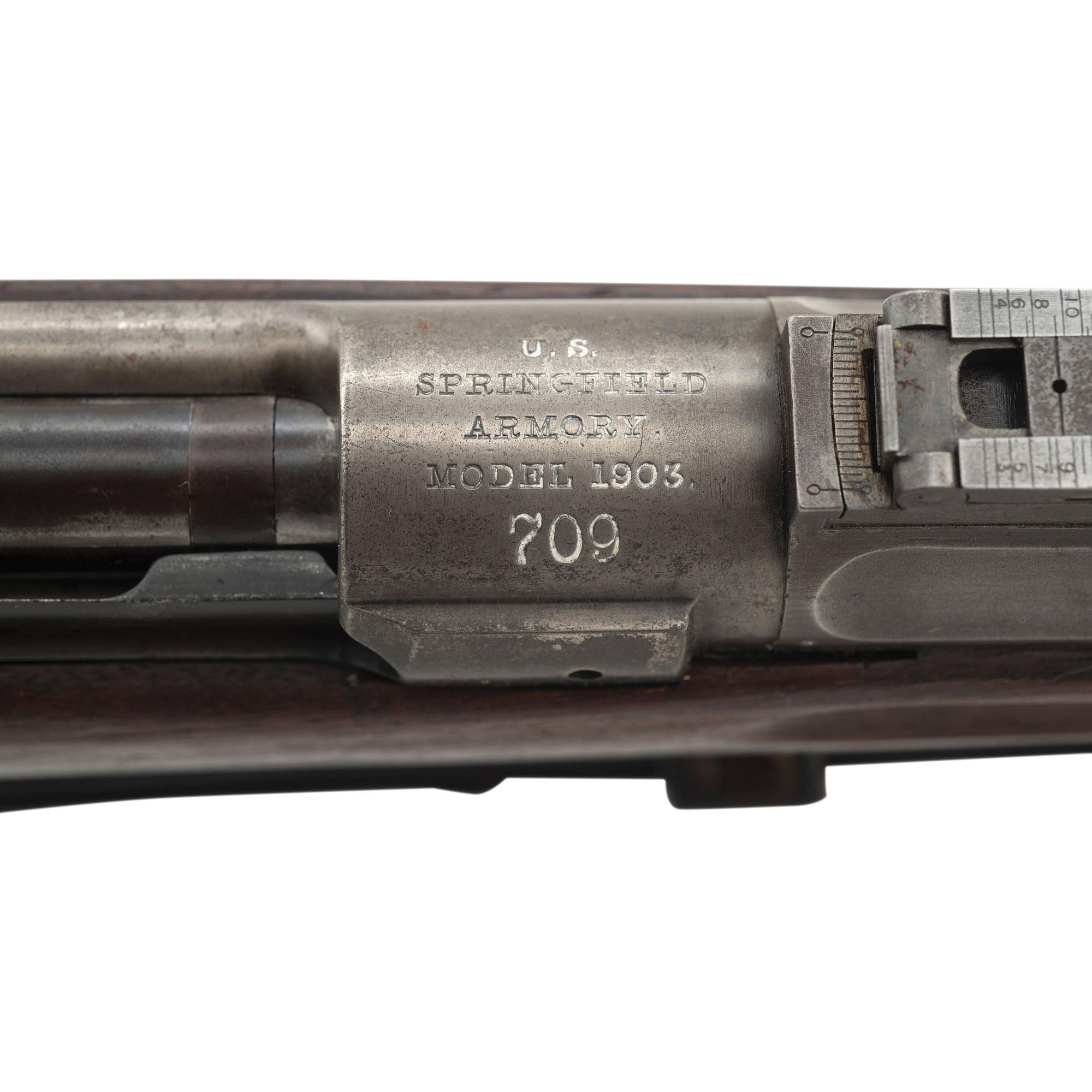 **Early US Model 1903 Ramrod Bayonet Rifle Converted To 1905 Standard