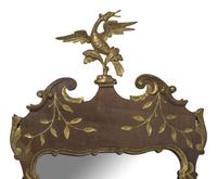 A Fine George II Carved and Engraved Parcel-Gilt Walnut Mirror, Circa 1750