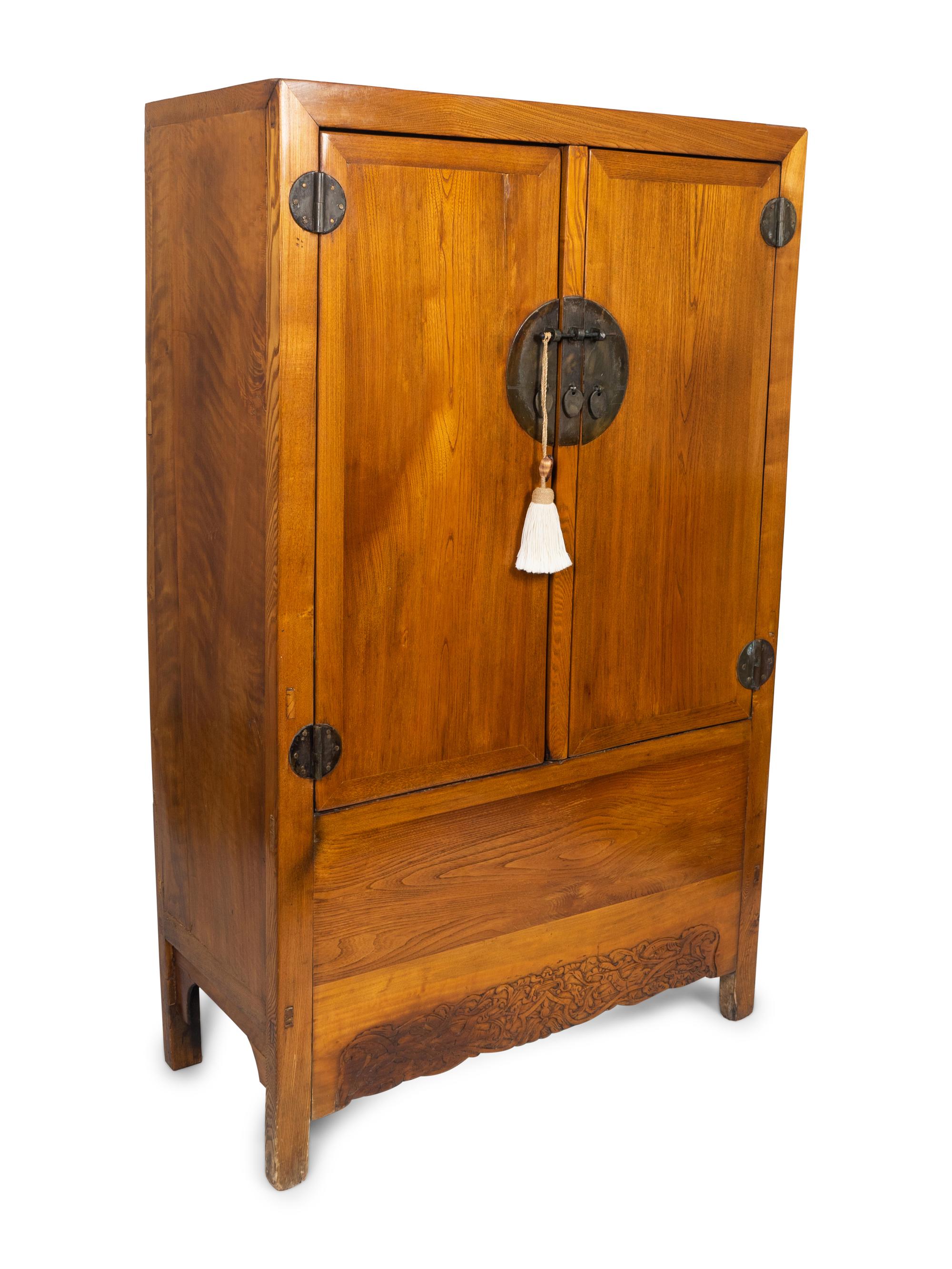 A Chinese Elmwood Cabinet — 19TH/EARLY 20TH CENTURY