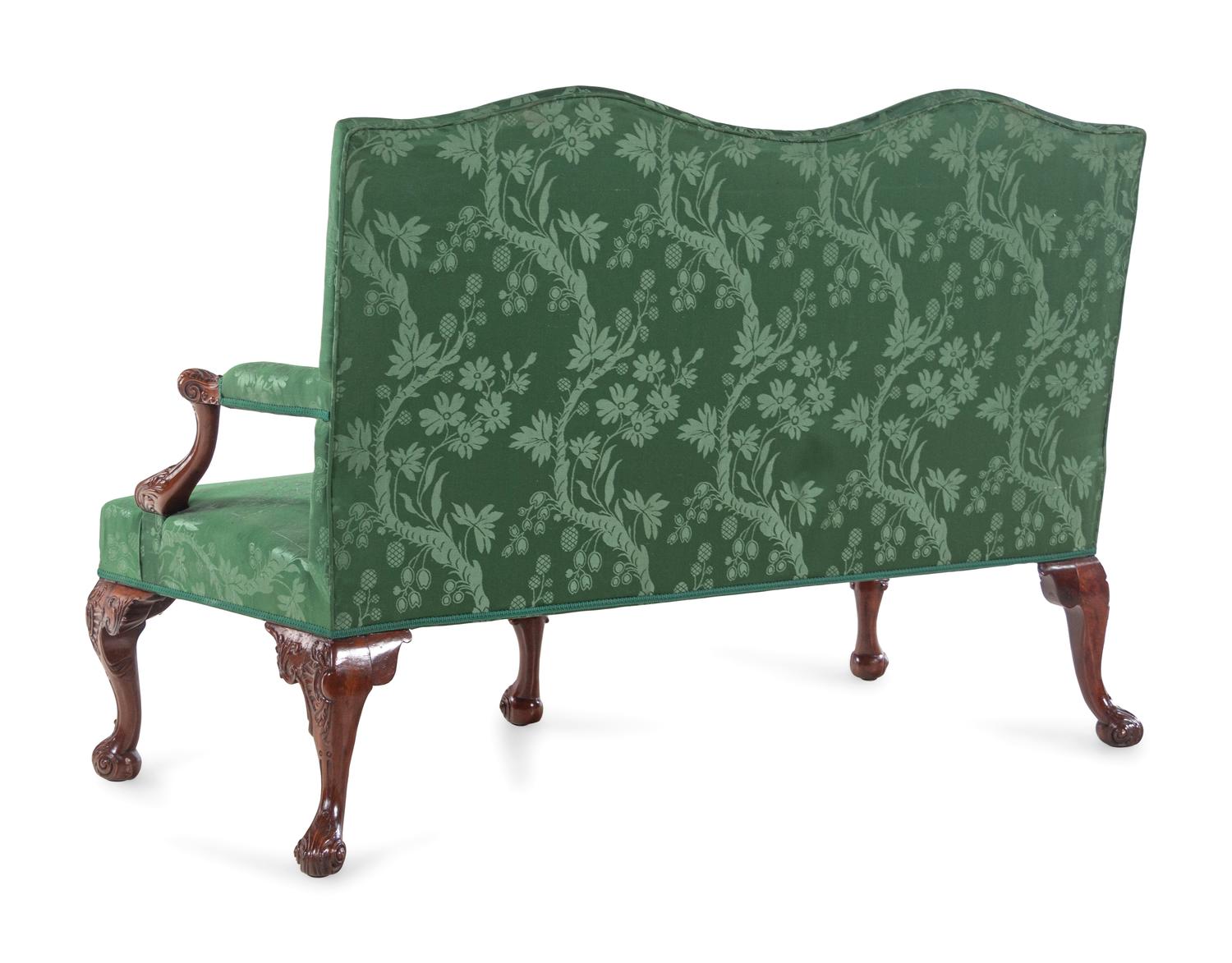 A George III Carved Mahogany Sofa