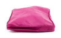 An Hermès Rose Tyrien Agneau Clou de Selle Pouch 8.75" H x 7.5" W x 1" D; Strap Drop: 20".