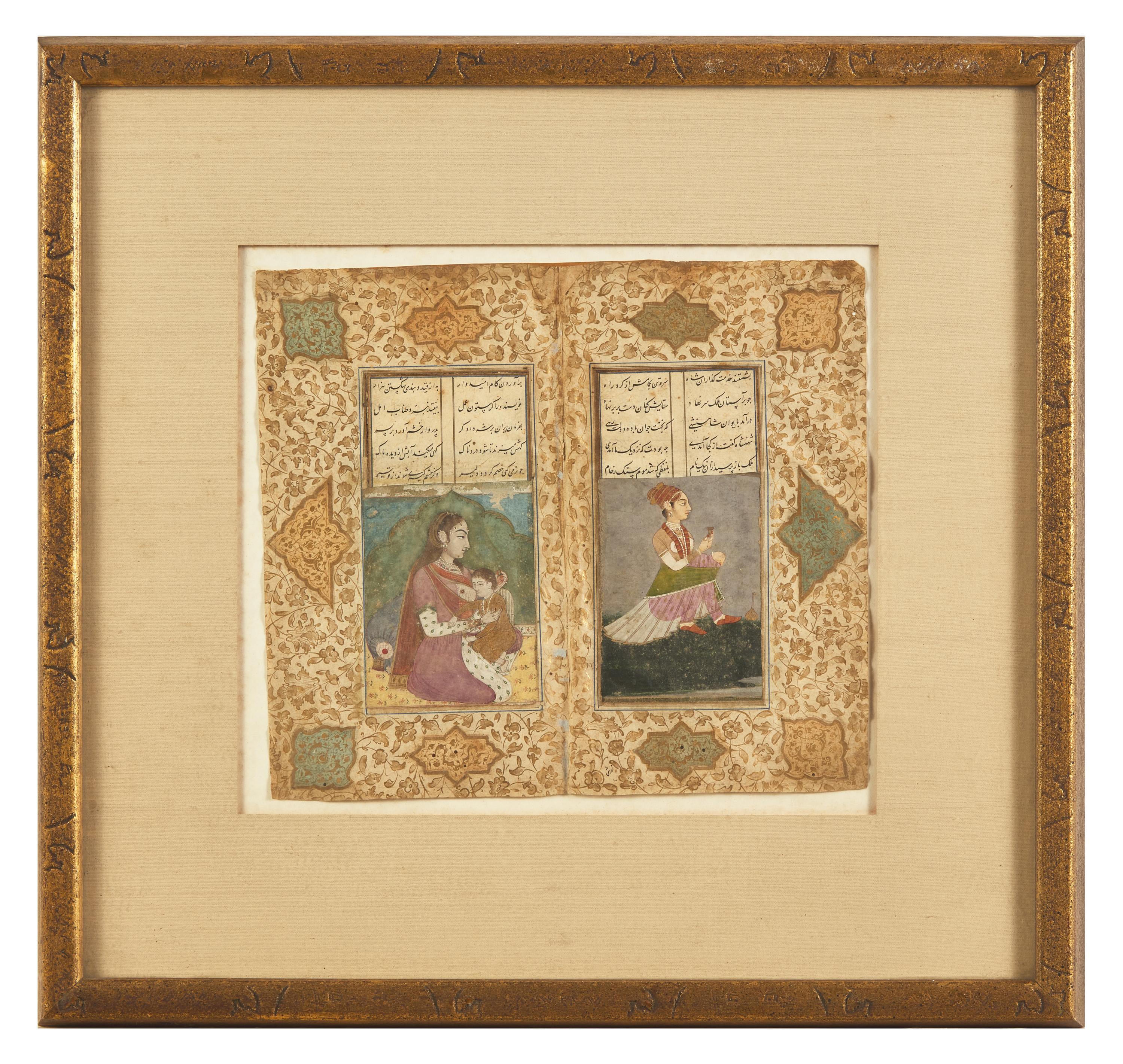 An Indian Illustrated Bifolium, 18th/19th Century