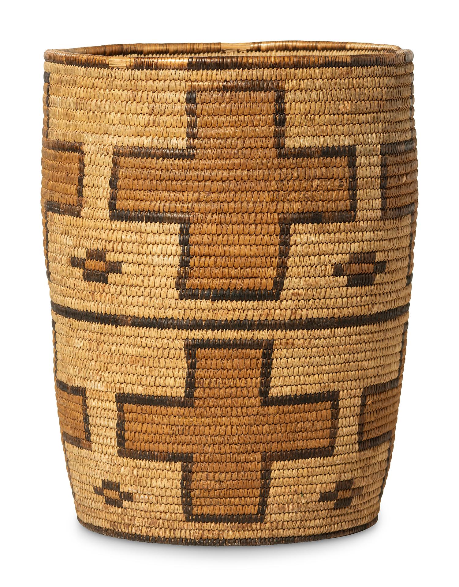 Tohono O'odham Polychrome Basket