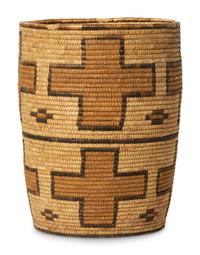 Tohono O'odham Polychrome Basket