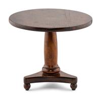 An Empire Diminutive Walnut Center Table