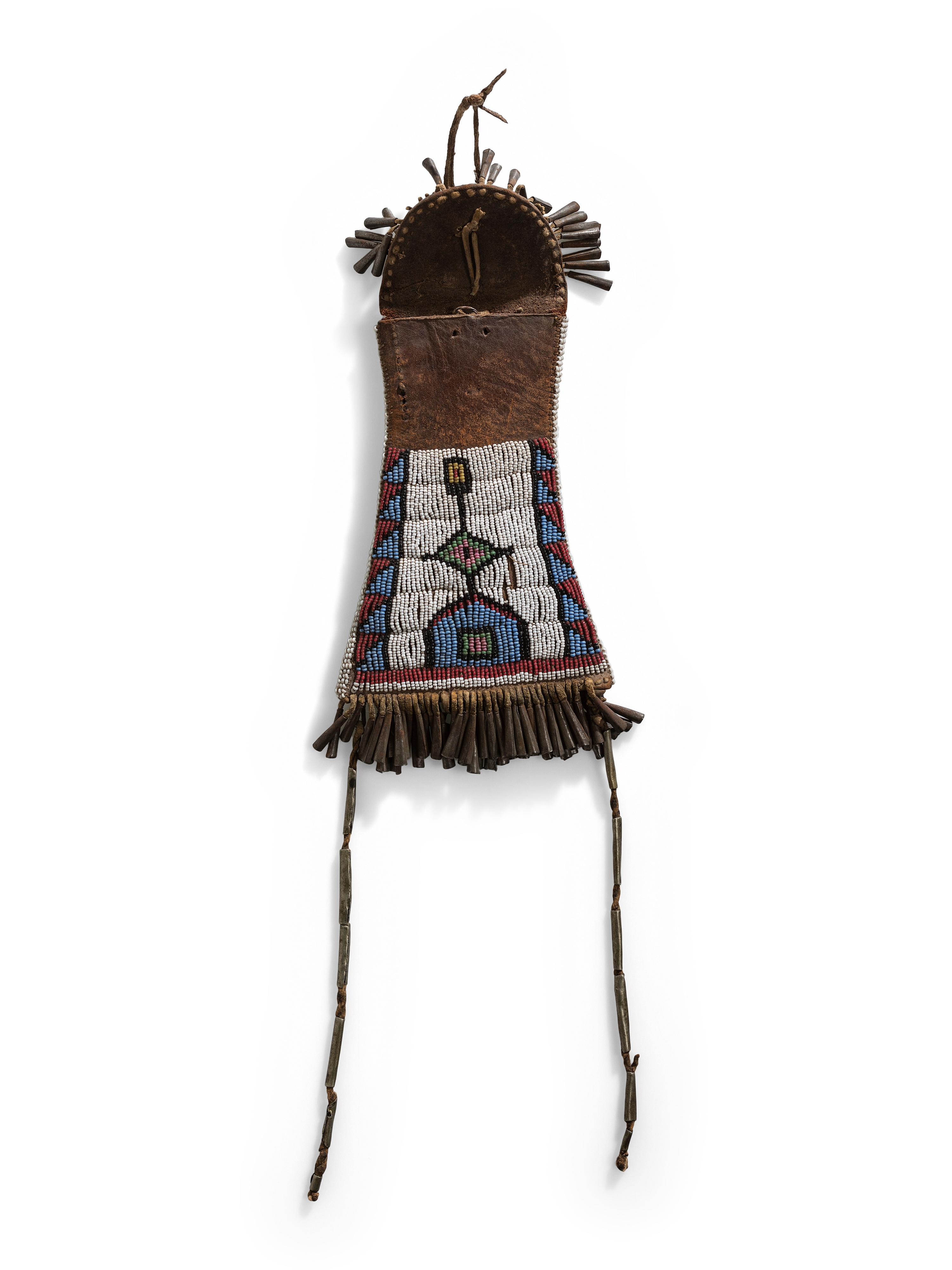 Arapaho Beaded Strike-a-Light Bag