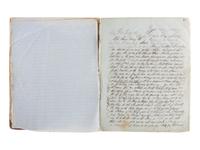 [TRANSPORTATION] -- [SHIPPING]. Letter press copy book featuring discussion of early Great Lakes shipping and commerce within the 1847 business correspondence of Detroit shipbuilder, merchant, and vessel owner Elon W. Hudson (1818-1901).