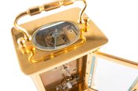 A Gilt Metal Carriage Clock