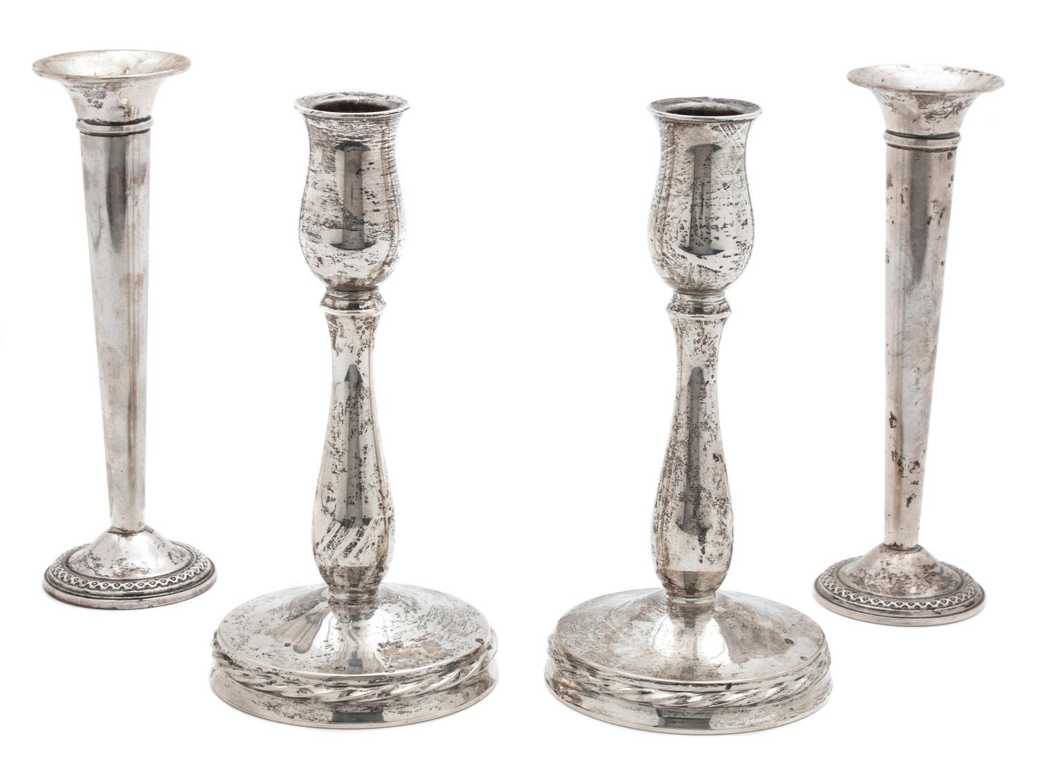 A Group of American Silver Articles Height of first 7 inches.