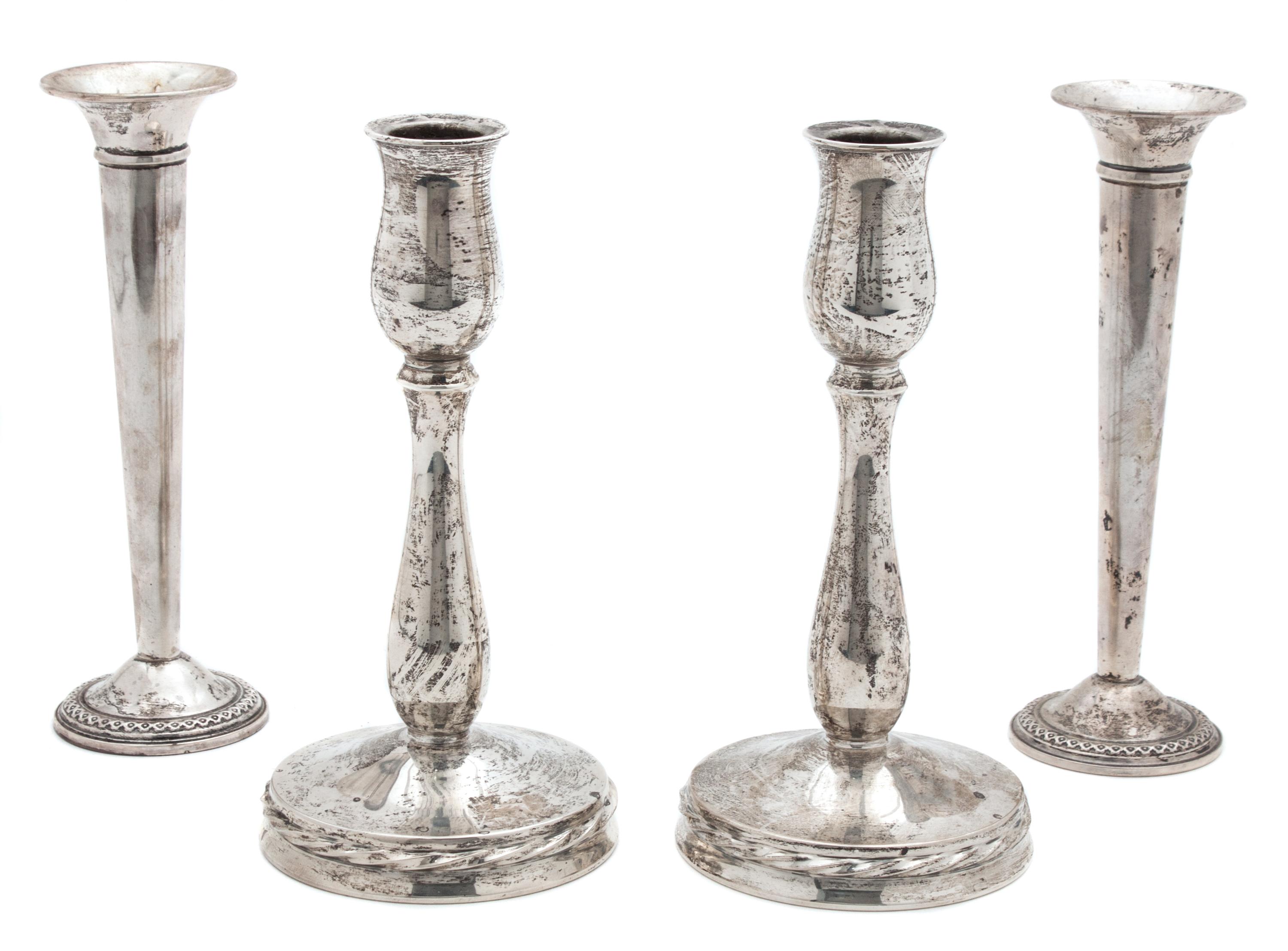A Group of American Silver Articles Height of first 7 inches.