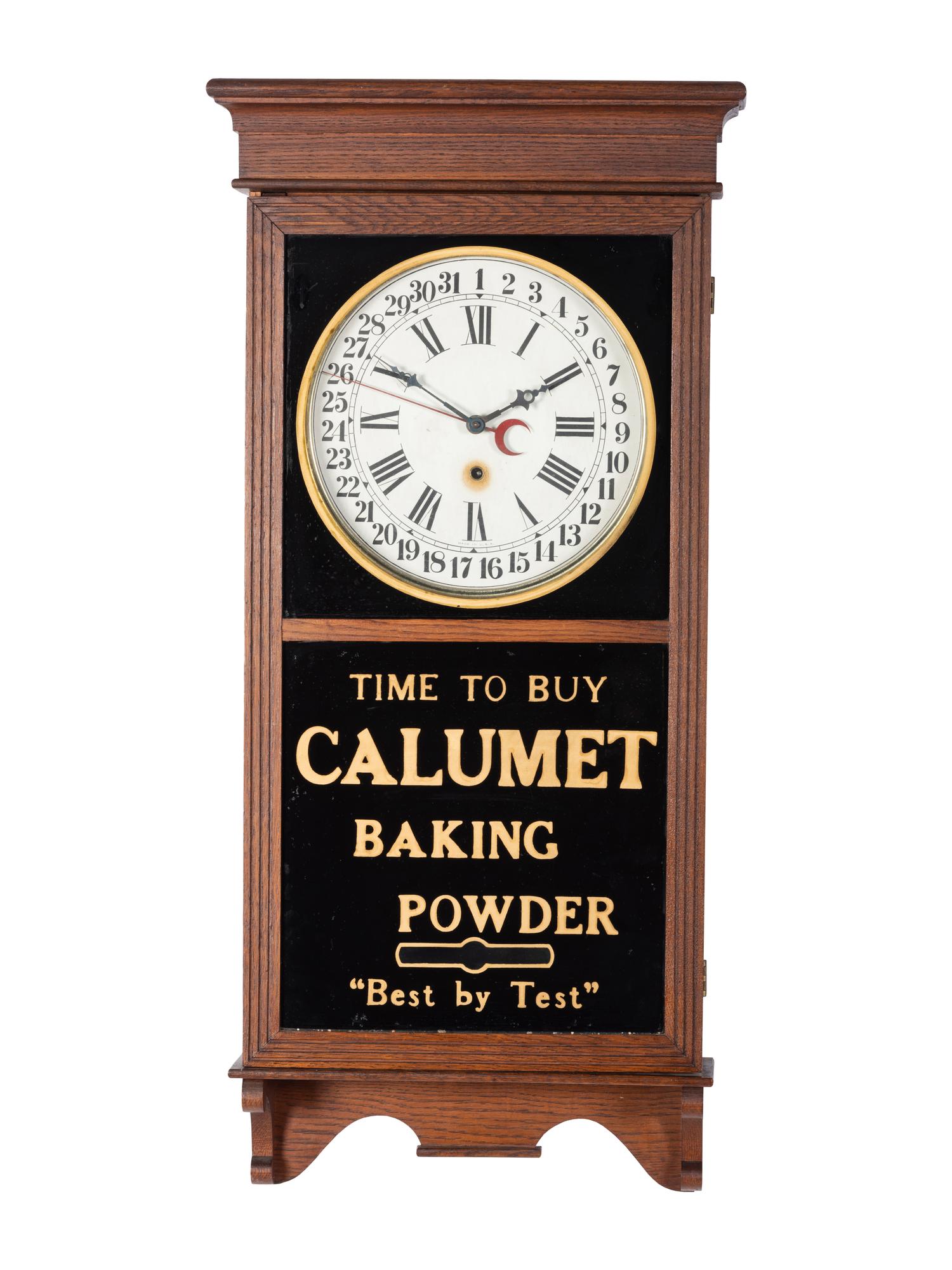 A Calumet Baking Powder Advertising Wall Clock