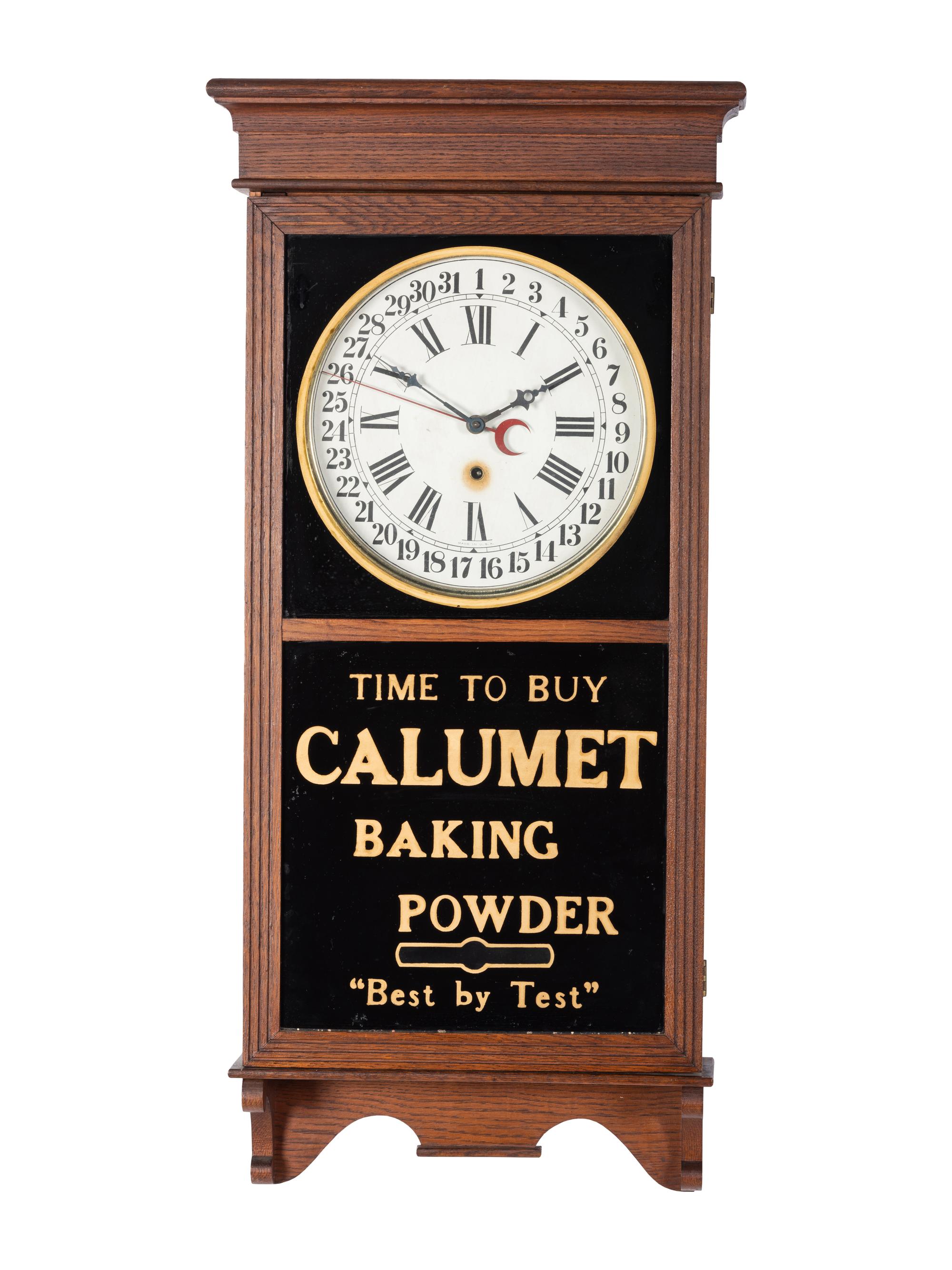 A Calumet Baking Powder Advertising Wall Clock