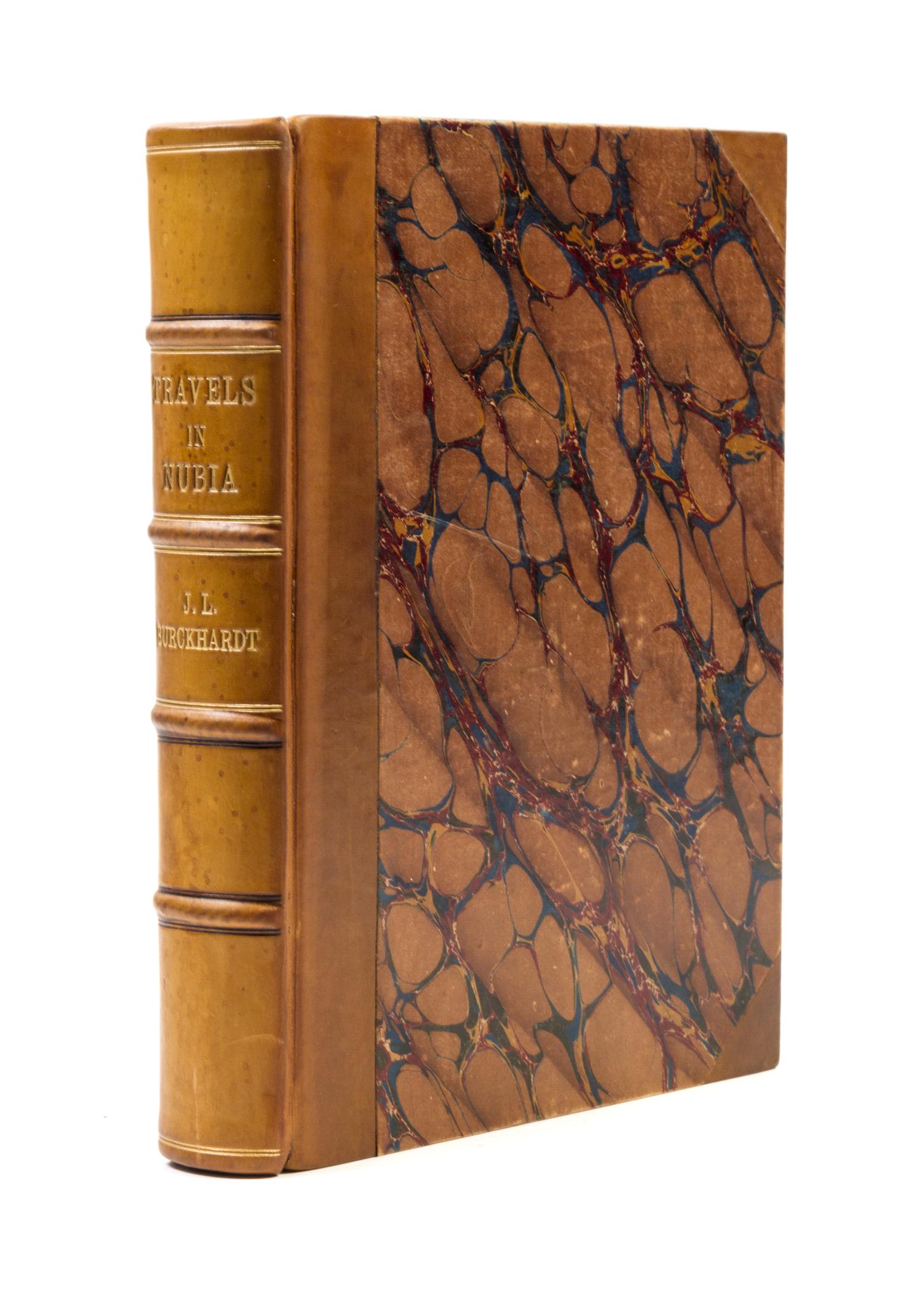 (AFRICA) BURCKHARDT, JOHN LEWIS. Travels in Nubia. London, 1819. First edition with fold-out maps.