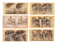 [CIVIL WAR]. 13 views of the Sanitary Fair held in Chicago, by J. CARBUTT. Ca 1865.