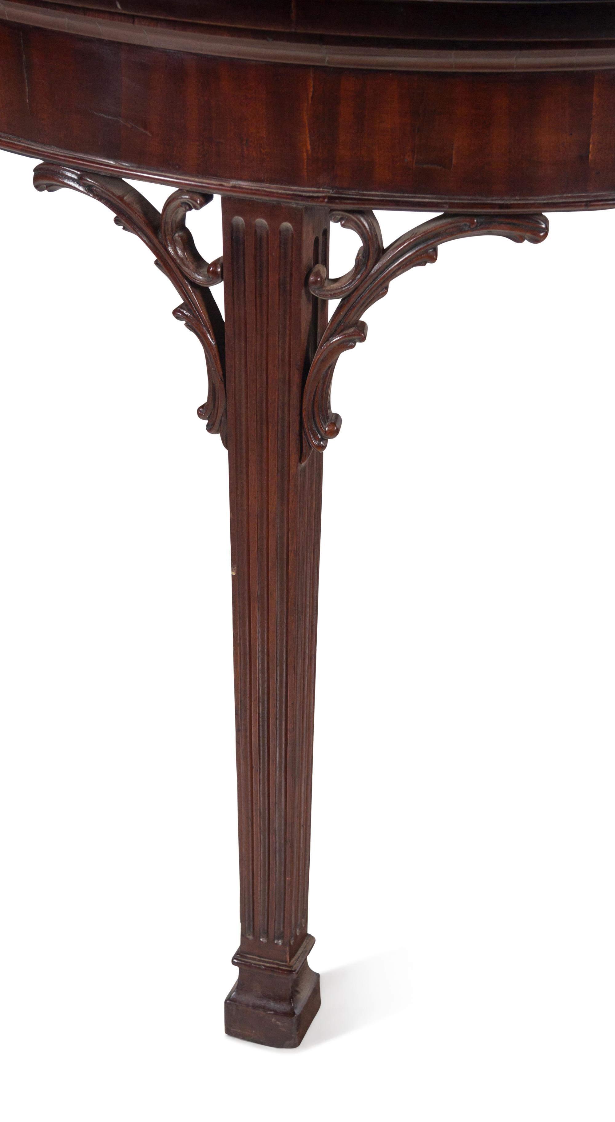 An Irish George III Mahogany Console Table