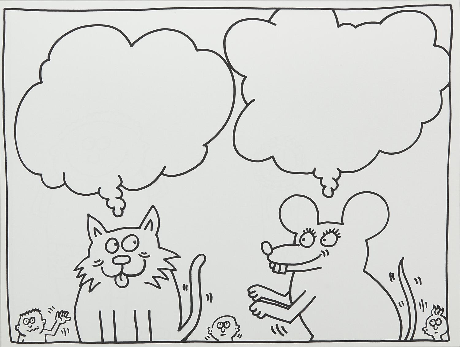Keith Haring (American, 1958-1990) — Keith Haring's Fun Book (complete set of twelve), 1992