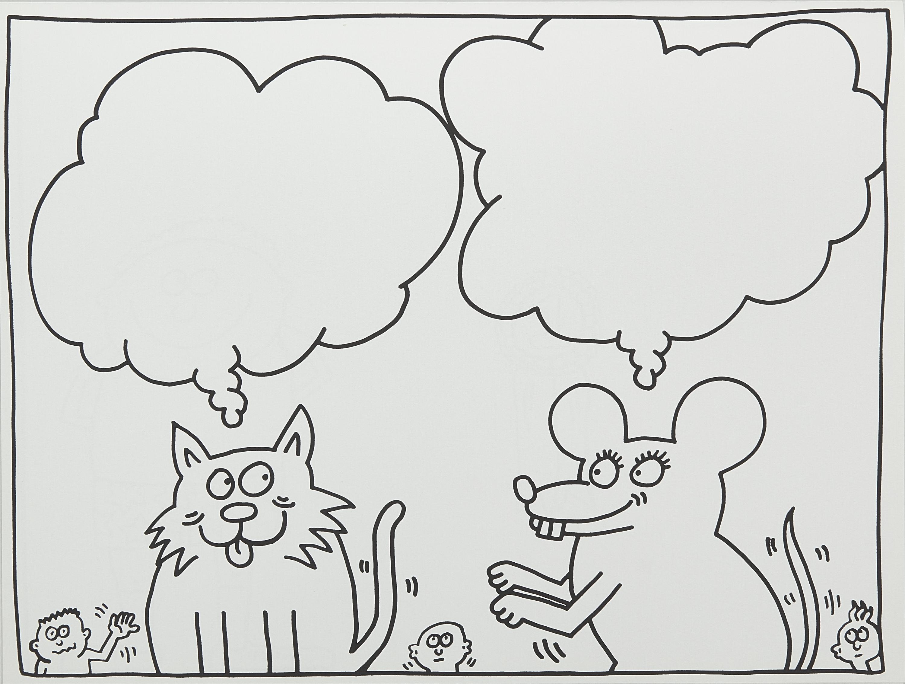 Keith Haring (American, 1958-1990) — Keith Haring's Fun Book (complete set of twelve), 1992