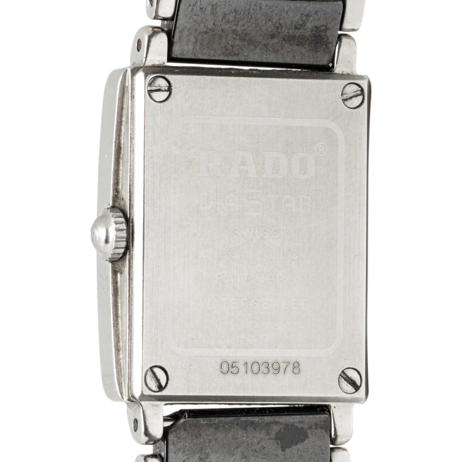 RADO, TITANIUM AND DIAMOND 'JUBILÉ DIASTAR' WATCH