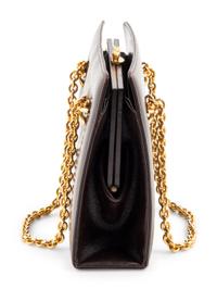Gucci Brown Leather Shoulder Frame Bag, 1970-80s