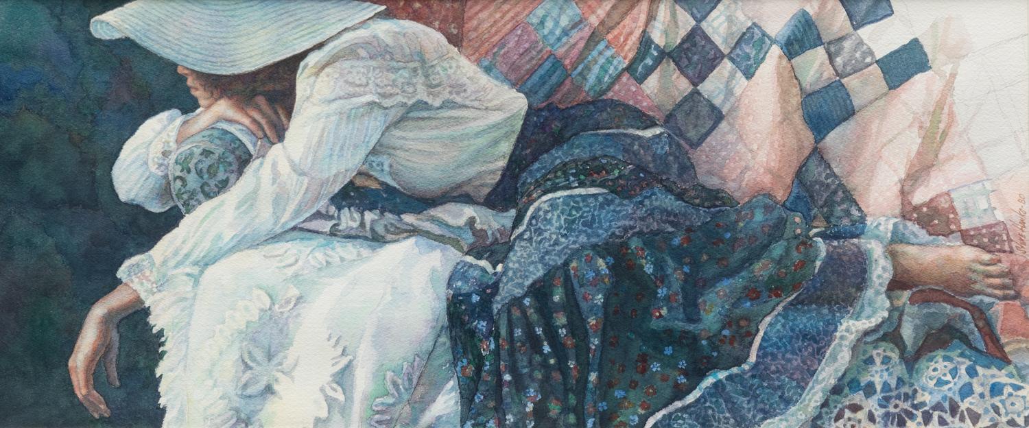 Untitled (Girl with Quilt) , 1980