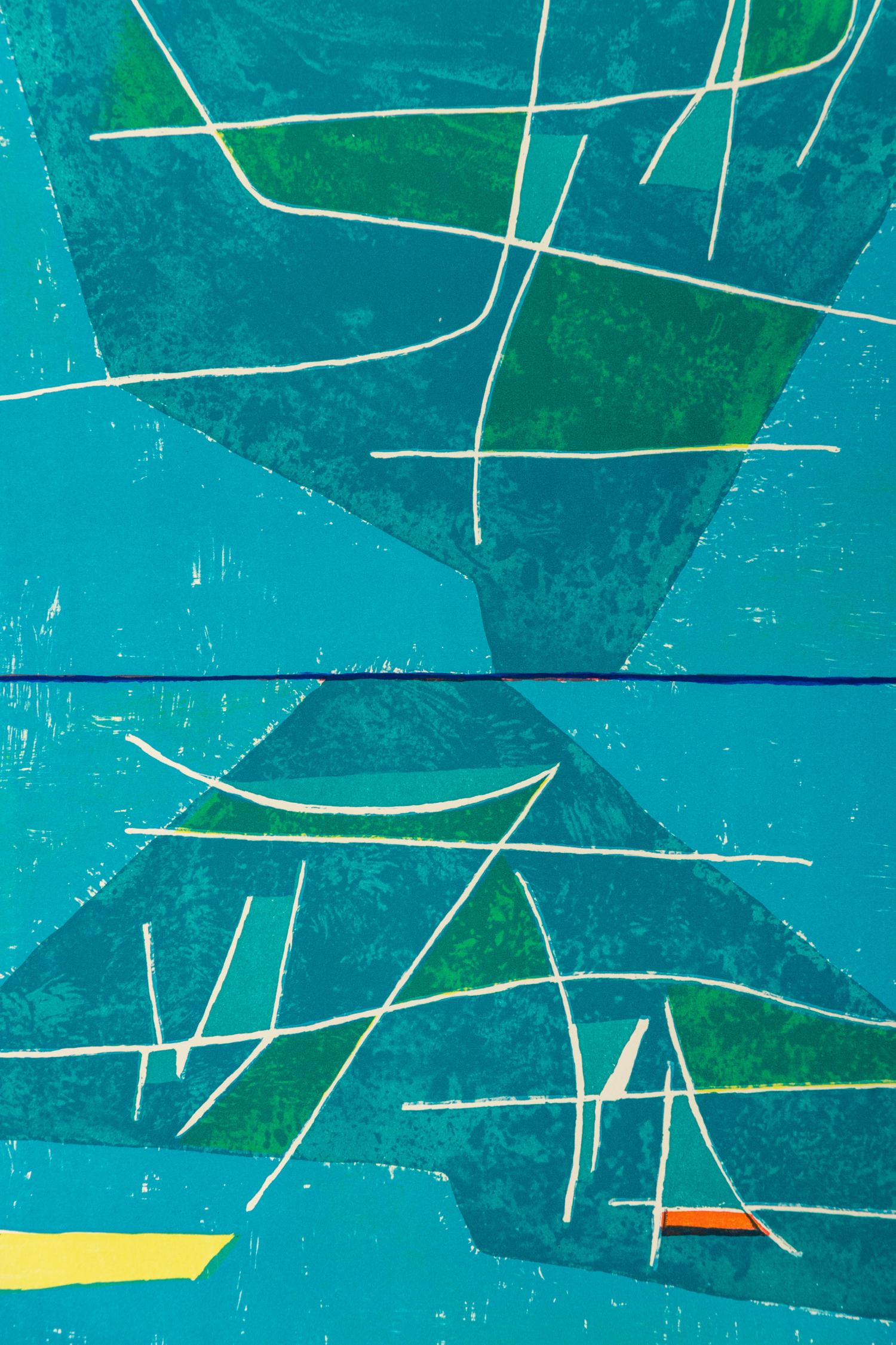 A Group of Four Prints ( Estacade, Plage et Baigneuse Fleur; Mer-Espace-Reflect ; Heure Meridienne ; and Jardin Marine )