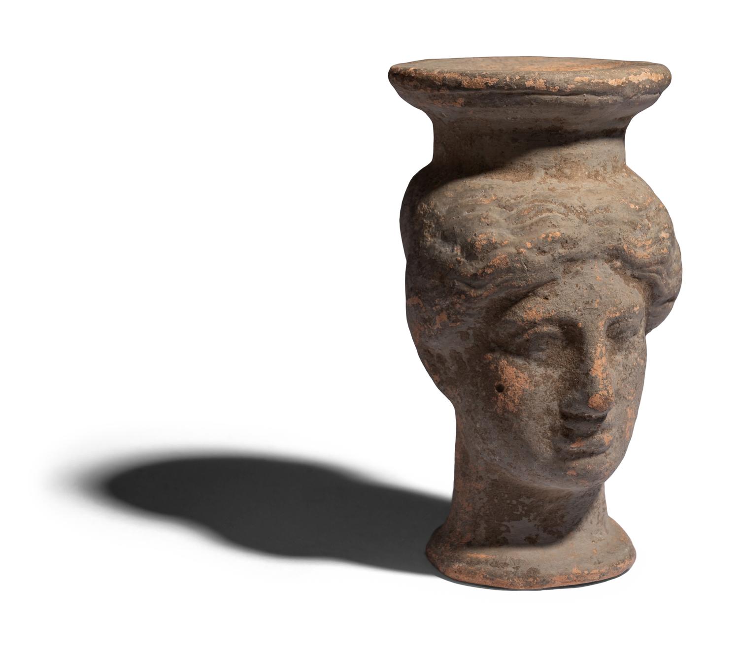 An Etruscan Terracotta Votive Head