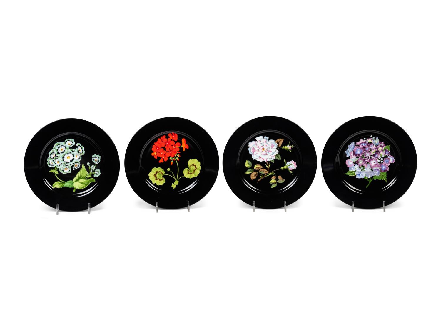 A Tiffany and Co. Mrs. Delany's Flowers Porcelain Tea Service by Sybil Connolly