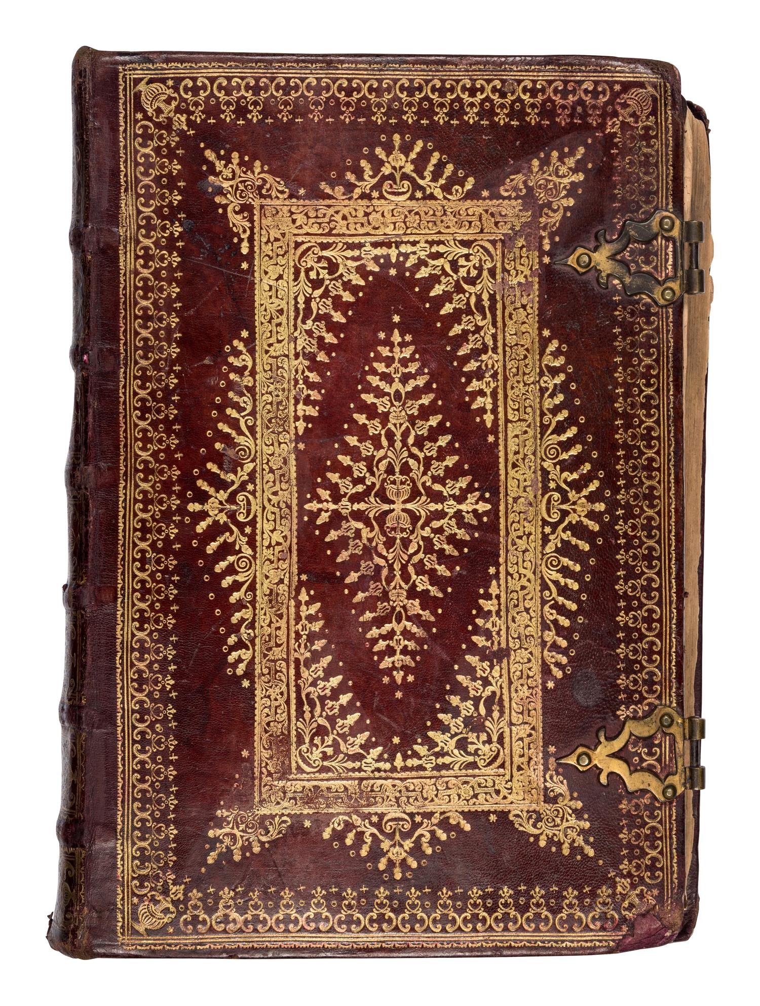 [BIBLE, in Latin]. Textus Biblie cum Glosa ordinaria, Nicolai de Lyra postilla, Moralitatibus eiusdem, Pauli Burgensis Additionibus, Matthie Thoring Replicis, edente P. Conrado Leontorio Mulbronnen . Basel: Jo. Froben and Adam Petri, 1506.
