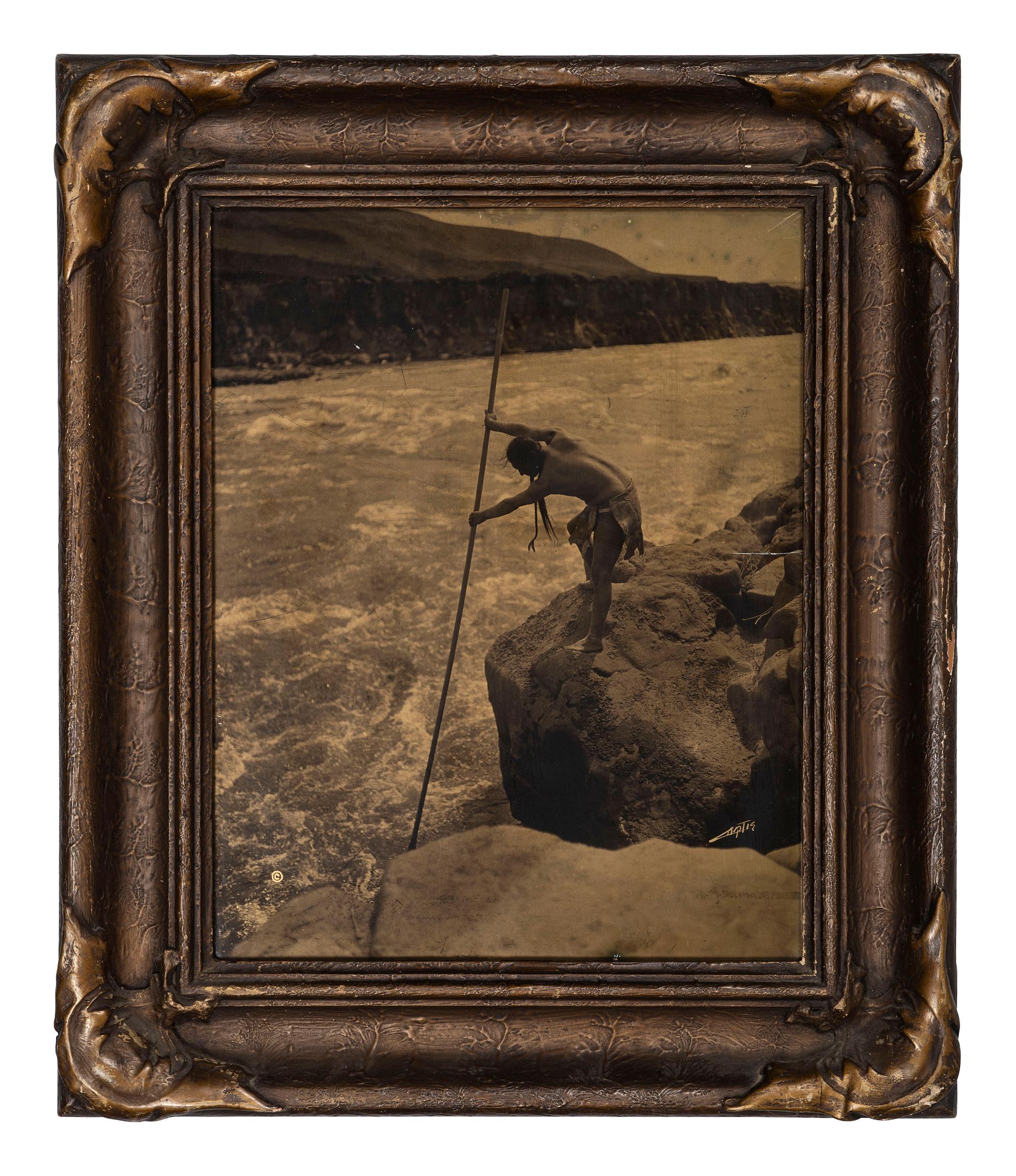 CURTIS, Edward (1868-1952), photographer. The Fisherman.